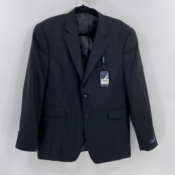 Nautica Other - Nautica Men's Black Sport Coat Ocean Wool blazer